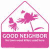 Good Neighbor pink lawn sign